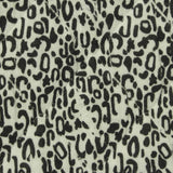 Black Leopard Jacquard, Poly-Viscose — photo 3