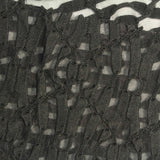 Black Wavy-Animal Print Jacquard, Polyester — photo 3