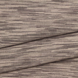 Brown Horizontal-Stripe Jersey Knit, Polyester — photo 3