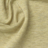 Light Yellow Marl French Terry, Poly-Viscose — photo 3