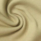 Cotton Polyester Stretch Rib Knit Fabric, 440 gsm, 135 cm — Khaki — photo 3