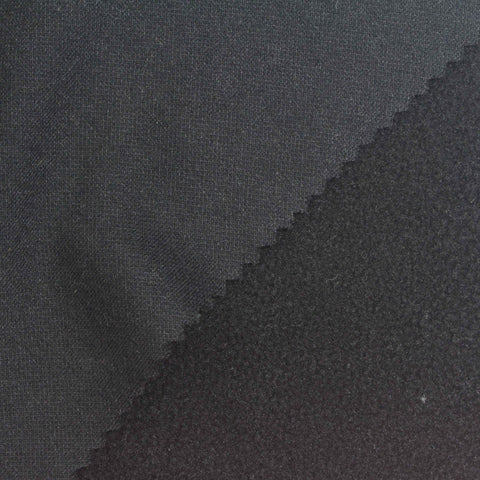 Polyester Cotton Scuba Knit Fabric, 260 gsm, 160 cm — Grey
