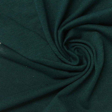 Polyester Cotton Jersey Knit Fabric, 140 gsm, 162 cm — Green