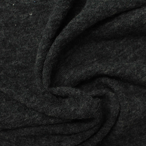 100% Acrylic Chunky Knit Fabric, 165 gsm, 150 cm — Grey