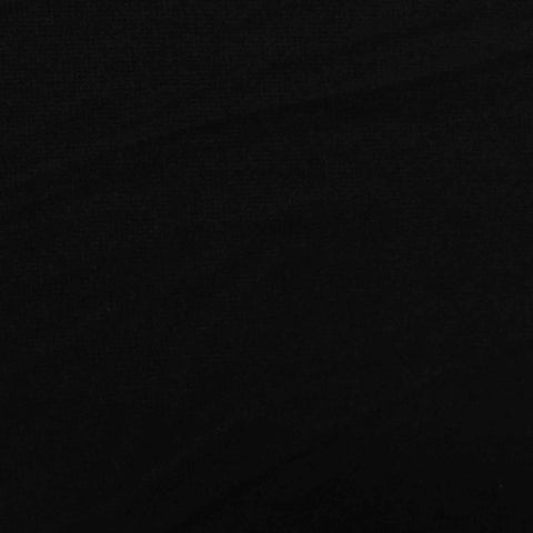 Polyester Stretch Milk Silk Knit Fabric, 320 gsm, 160 cm — Black
