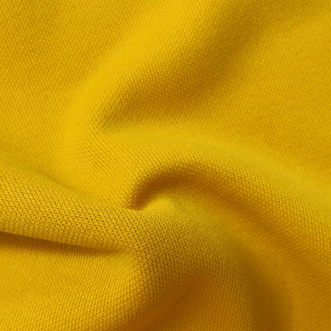 Acrylic Polyester Interlock Knit Fabric, 325 gsm, 140 cm — Yellow