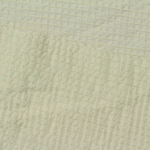Off-White Grid Waffle Knit, Poly-Viscose