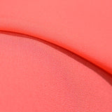 100% Polyester Linen-Look Fabric, 115 gsm, 145 cm — Red — photo 3