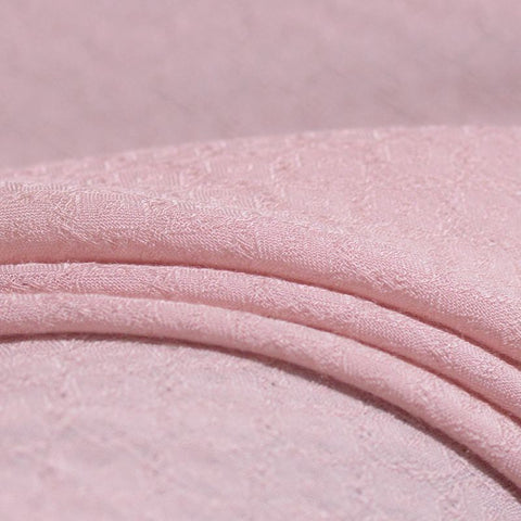 Pink Tone-on-Tone Diamond Jacquard, Viscose