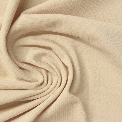 Nylon Stretch Jersey Knit Fabric, 220 gsm, 155 cm — Beige