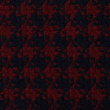 Red Houndstooth Woven, Polyester — photo 3