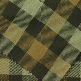 Olive Plaid Woven, Cotton — photo 3