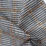 Black Houndstooth Jacquard, Poly-Viscose — photo 3