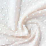 White Dots Chiffon, Polyester — photo 3