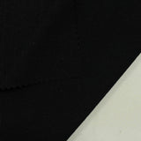 Polyester Stretch Knit Fabric, 182 gsm, 155 cm — Black — photo 3