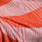 Orange Horizontal-Stripe Jacquard, Viscose — photo 3