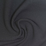 Polyester Stretch Knit Fabric, 230 gsm, 160 cm — Black — photo 3