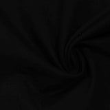 Cotton Polyester Interlock Knit Fabric, 180 gsm, 155 cm — Black — photo 3