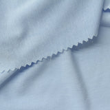 Polyester Modal Stretch Rib Knit Fabric, 220 gsm, 155 cm — Blue — photo 3