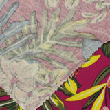 Orange Floral Linen-Look, Viscose — photo 3