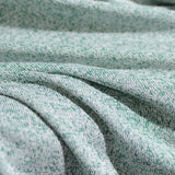 Light Green Heather Chunky Knit, Viscose-Poly — photo 3