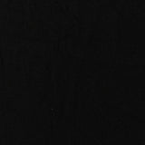 Polyester Stretch Crepe Fabric, 165 gsm — Black — photo 3
