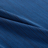 Navy Horizontal-Stripe French Terry, Poly-Cotton — photo 3