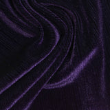 Polyester Stretch Corduroy Fabric, 320 gsm, 163 cm — Purple — photo 3