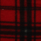 Red Plaid Fleece, Polyester — photo 3