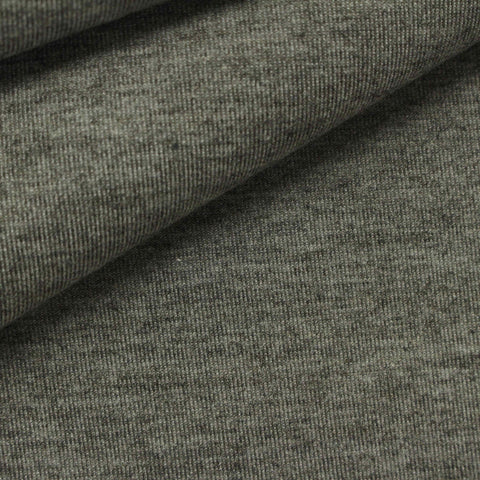 Grey Heather Scuba Knit, Polyester, 320 gsm