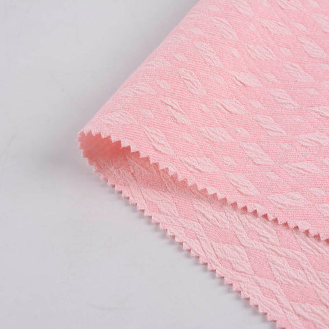 Pink Diamond Jacquard, Poly-Acrylic