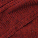 Red Marl Rib Knit, Polyester — photo 3