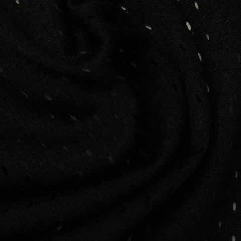 100% Polyester Warp Knit Fabric, 135 gsm, 150 cm — Black, ref EF-228080