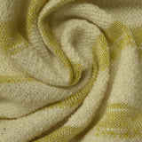 Yellow Horizontal-Stripe French Terry, Cotton-Poly — photo 3