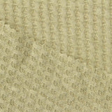 Brushed Polyester Viscose Waffle Knit Fabric, 220 gsm, 152 cm — Beige — photo 3