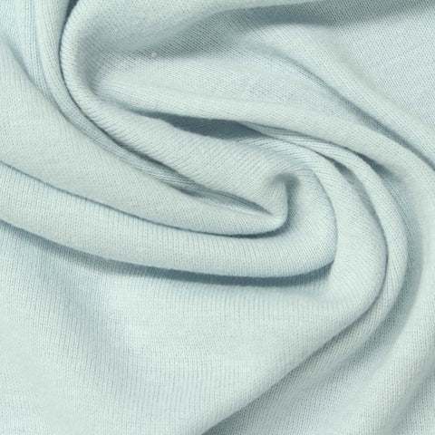 100% Cotton Rib Knit Fabric, 165 gsm, 170 cm — Blue