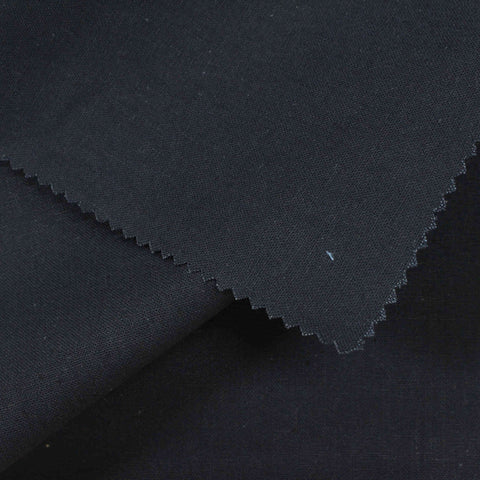 Linen Viscose Woven Fabric, 206 gsm — Navy