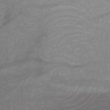 White Tone-on-Tone Paisley Jacquard, Polyester — photo 3
