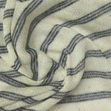 Dark Grey Horizontal-Stripe Knit, Viscose-Poly — photo 3