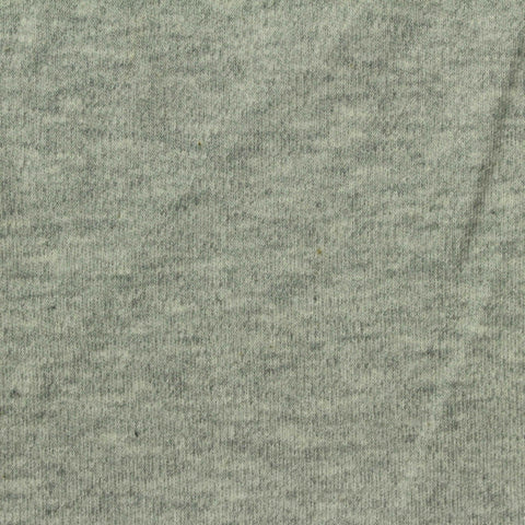 Grey Heather Interlock Knit, Cotton