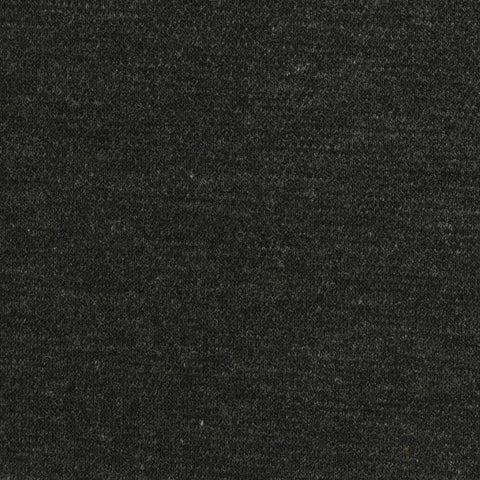 Dark Grey Heathered-Marl Scuba Knit, Polyester, 396 gsm