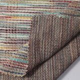 White Horizontal-Stripe Jacquard, Poly-Cotton — photo 3