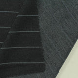 Light Grey Horizontal-Stripe French Terry, Viscose-Poly — photo 3