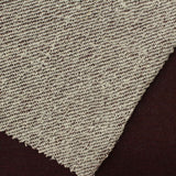Slub Polyester Cotton French Terry Fabric, 273 gsm, 160 cm — Brown — photo 3