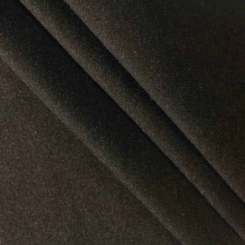 Dark Grey Heathered-Marl Ponte Knit, Viscose-Nylon, 490 gsm