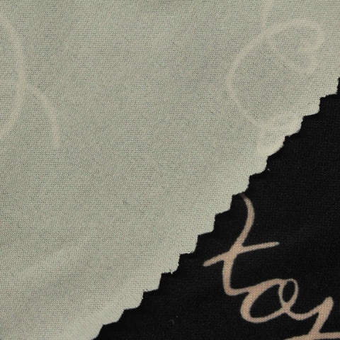 White Hearts Milk Silk Knit, Polyester