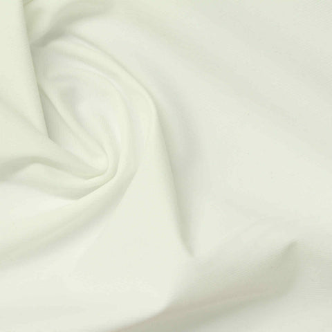 Striped Nylon Stretch Warp Knit Fabric, 160 gsm, 152 cm — White