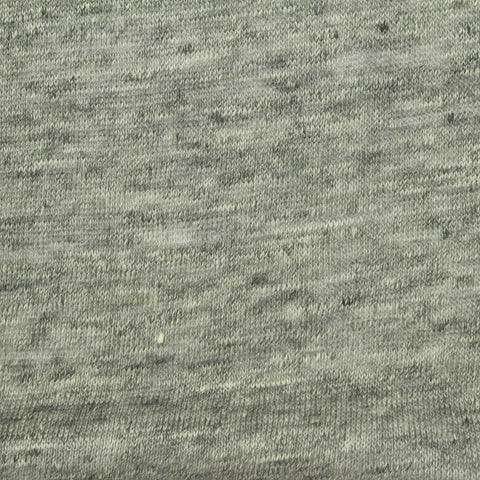 Grey-Green Marl Jersey Knit, Linen