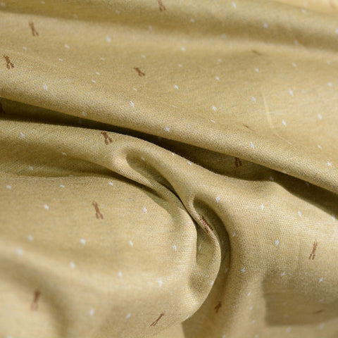 Tan Dots Jacquard, Poly-Viscose, 150 cm, ref EF-4344