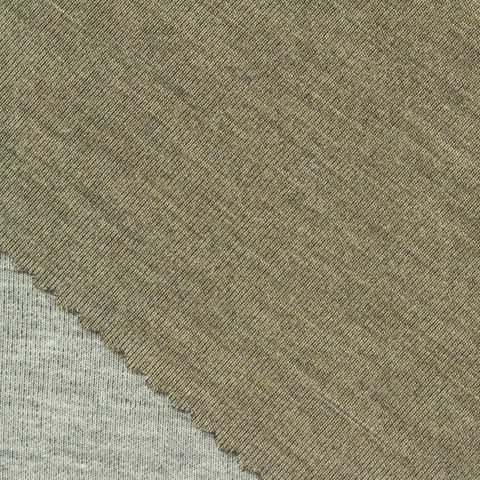 Light Grey Marl Scuba Knit, Viscose-Poly, 410 gsm